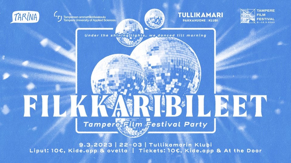 Tarina Ry: Filkkaribileet Tampere Film Festival Party 2023