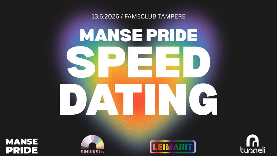 Manse Pride Speed Dating — Fame Club, Tampere