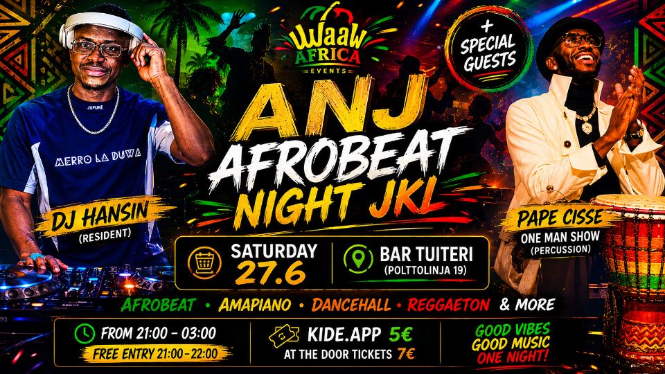 ANJ-Afrobeat Night Jyväskylä