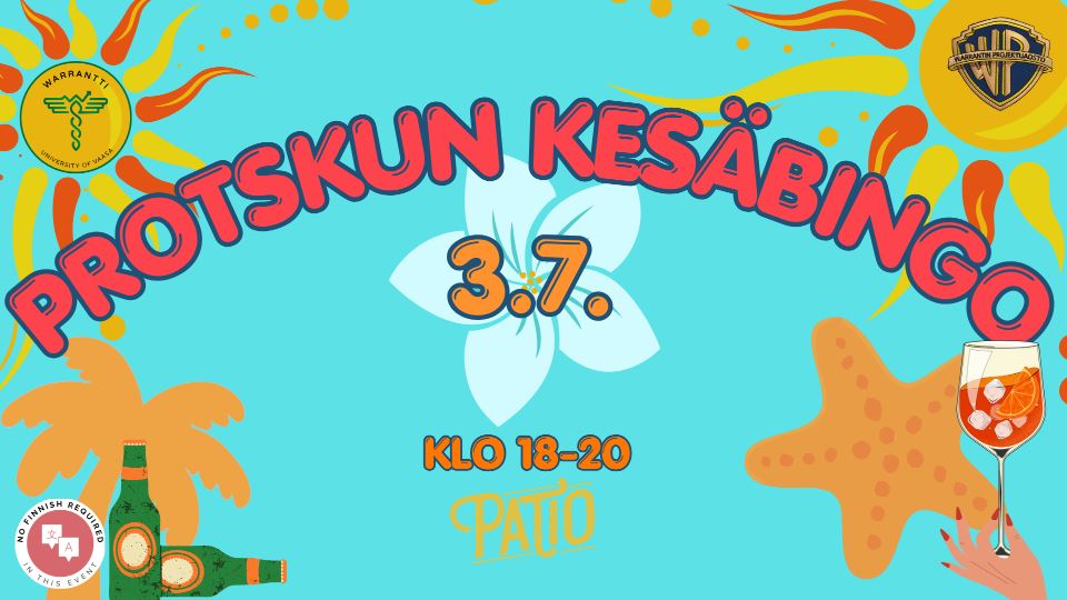 Protskus sommerbingo