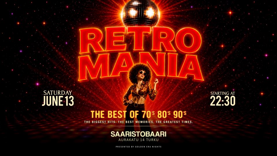 Retro Mania — Saaristobaari, Turku